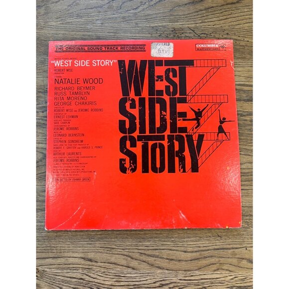 West Side Story Vinyl Record Soundtrack OL 5670 Broadway Musical Vintage - Picture 1 of 6